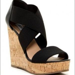 Steve Madden Cork Wedges